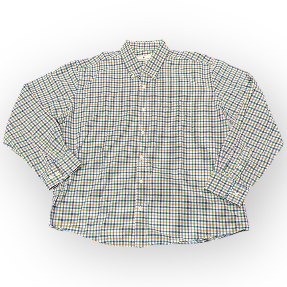 EUC Southern Pines Men’s Button-Down Shirt‎ XXL Multi-Color Check P154